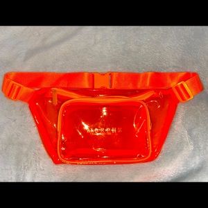 MORPHE Neon Orange Transparent Fanny Pak